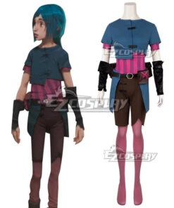 League Of Legends LOL Arcane Young Jinx Cosplay Costume