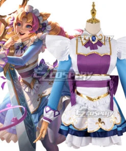 League Of Legends LOL Cafe Cuties Gwen Cosplay Costume -EZCOSPLAY SHOP league of legends lol cafe cuties gwen cosplay costume