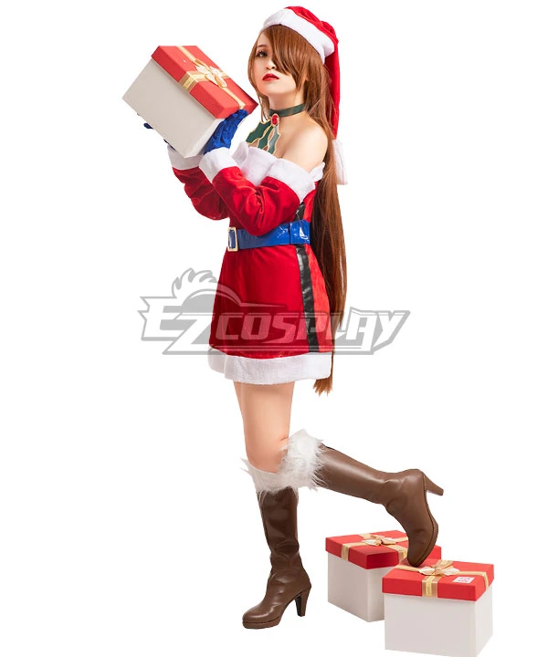 League Of Legends LOL Candy Cane Miss Fortune Christmas Cosplay Costume - Image 2
