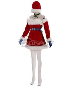 League Of Legends LOL Candy Cane Miss Fortune Christmas Cosplay Costume -EZCOSPLAY SHOP league of legends lol candy cane miss fortune cosplay costume 2