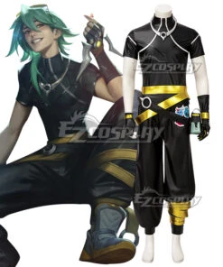 League Of Legends LOL HEARTSTEEL Ezreal EZ Game Full Set Cosplay Costume -EZCOSPLAY SHOP league of legends lol heartsteel ezreal ez cosplay costume 1