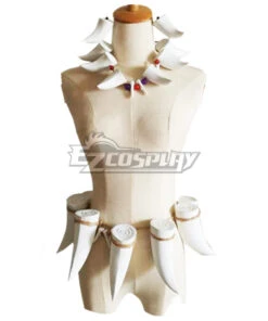 League Of Legends LOL Nidalee Earrings Necklace And Waist Chain Cosplay Accessory Prop -EZCOSPLAY SHOP league of legends lol nidalee earrings necklace and waist chain cosplay accessory 2