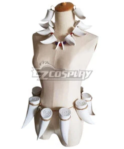 League Of Legends LOL Nidalee Earrings Necklace And Waist Chain Cosplay Accessory Prop -EZCOSPLAY SHOP league of legends lol nidalee earrings necklace and waist chain cosplay accessory 3