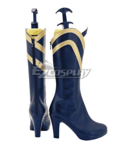League Of Legends LOL Sentinel Diana Blue Shoes Cosplay Boots -EZCOSPLAY SHOP league of legends lol sentinel diana blue shoes cosplay boots 4