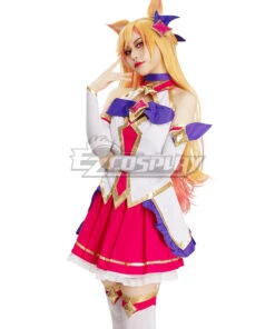 League Of Legends LOL Star Guardian Ahri Cosplay Costume -EZCOSPLAY SHOP league of legends lol star guardian ahri cosplay costume 04