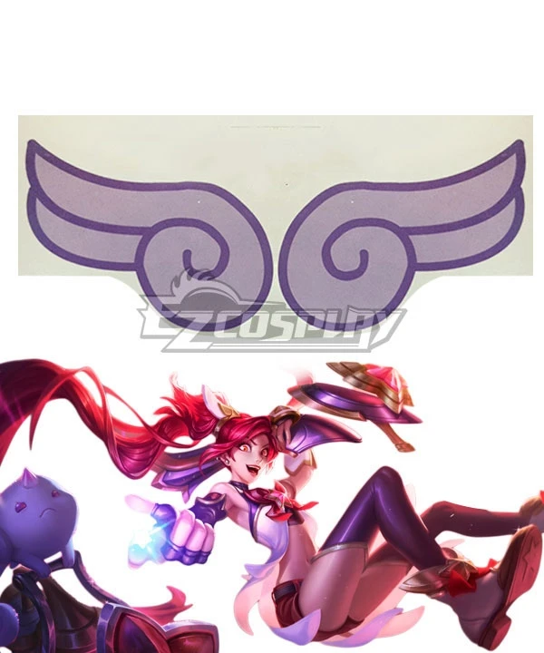 League Of Legends Star Guardian Jinx Tattoo Stickers Cosplay Accessory Prop
