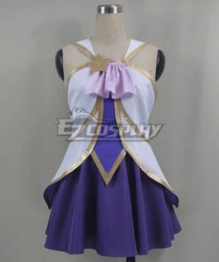 League Of Legends LOL Star Guardian Janna Purple Cosplay Costume -EZCOSPLAY SHOP lol0071 2