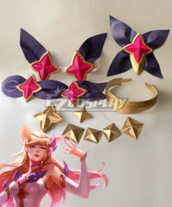 League Of Legends LOL Star Guardian Ahri Cosplay Costume -EZCOSPLAY SHOP lol0082 9