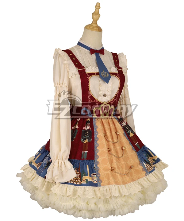 Lolita Jsk Christmas Christmas Story Sweet Lolita Classic Lolita Dress Cosplay Costume 2 Lolita Jsk Christmas Christmas Story Sweet Lolita Classic Lolita Dress Cosplay Costume - Image 2