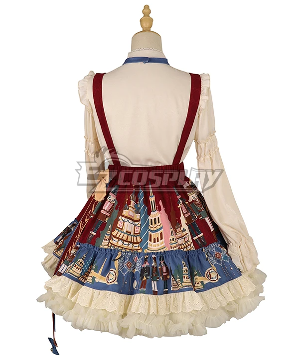 Lolita Jsk Christmas Christmas Story Sweet Lolita Classic Lolita Dress Cosplay Costume 4 Lolita Jsk Christmas Christmas Story Sweet Lolita Classic Lolita Dress Cosplay Costume - Image 4