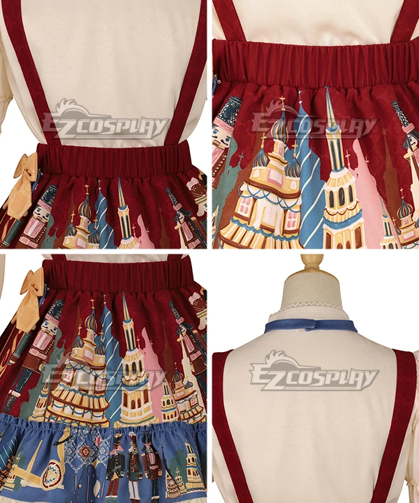 Lolita Jsk Christmas Christmas Story Sweet Lolita Classic Lolita Dress Cosplay Costume 8 Lolita Jsk Christmas Christmas Story Sweet Lolita Classic Lolita Dress Cosplay Costume - Image 8