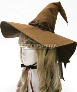 Lolita Series Halloween Wizard Brown Hat Cosplay Accessory Prop