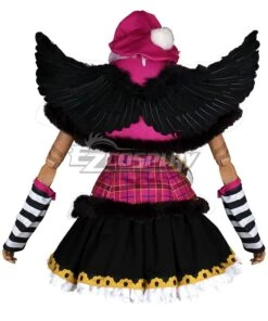 Love Live Sunshine 2018 Anime Aqours Yoshiko Tsushima Christmas Choir Uniform Cosplay Costume -EZCOSPLAY SHOP love live sunshine 2018 anime aqours yoshiko tsushima christmas choir uniform cosplay costume 4