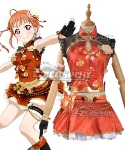 Love Live! Sunshine!! China Dress Ver Chika Takami Cosplay Costume