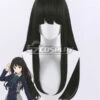 Lycoris Recoil Takina Inoue Black Cosplay Wig -EZCOSPLAY SHOP lycoris recoil takina inoue black cosplay wig