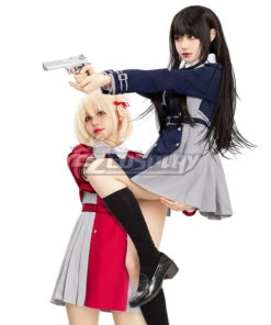 Lycoris Recoil Takina Inoue Blue Uniform Cosplay Costume -EZCOSPLAY SHOP lycoris recoil takina inoue blue uniform cosplay costume 05