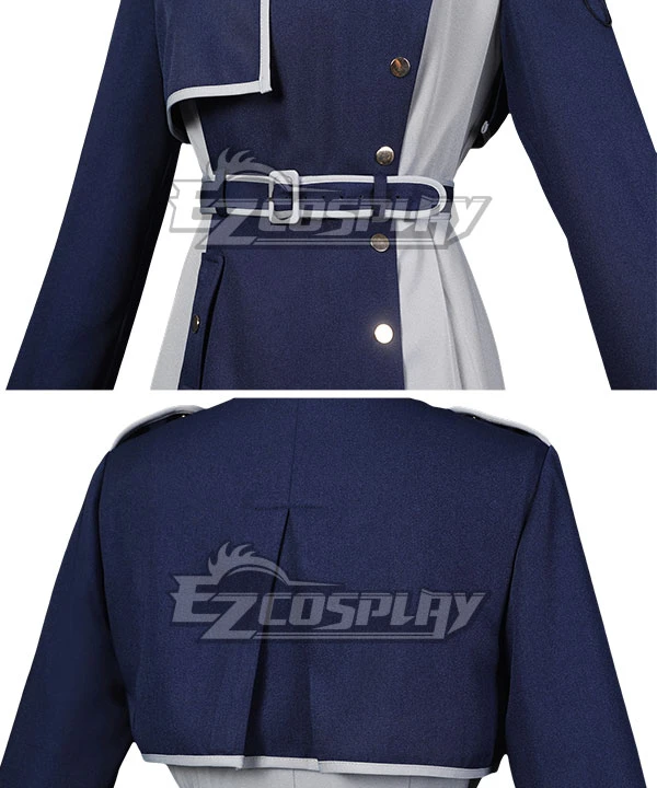 Lycoris Recoil Takina Inoue Blue Uniform Cosplay Costume - Image 17