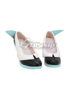 Macross Delta Macross Δ Mikumo Guynemer White Cosplay Shoes -EZCOSPLAY SHOP macross delta macross mikumo guynemer white cosplay shoes 4