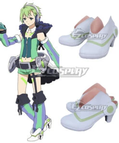 Macross Delta Macross Δ Reina Prowler White Cosplay Shoes