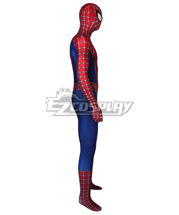 Marvel 2002 Movie Spider-ManTobey Maguire Zentai Jumpsuit Cosplay Costume 4 Marvel 2002 Movie Spider-ManTobey Maguire Zentai Jumpsuit Cosplay Costume - Image 4