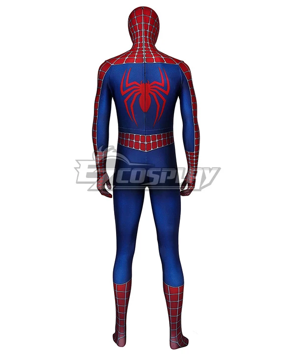 Marvel 2002 Movie Spider-ManTobey Maguire Zentai Jumpsuit Cosplay Costume 5 Marvel 2002 Movie Spider-ManTobey Maguire Zentai Jumpsuit Cosplay Costume - Image 5