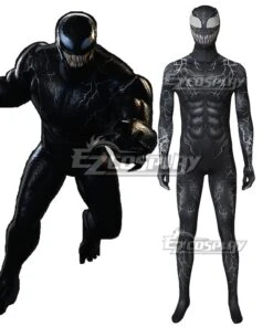 Marvel 2018 Movie Venom Edward Eddie Brock Zentai Jumpsuit Cosplay Costume