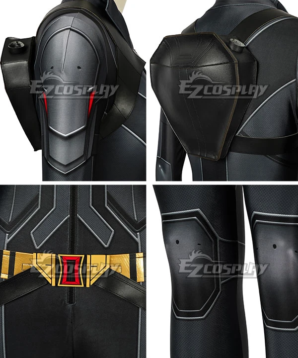Marvel Black Widow 2021 Natasha Romanoff Zentai Jumpsuit Cosplay Costume Black Edition 16 Marvel Black Widow 2021 Natasha Romanoff Zentai Jumpsuit Cosplay Costume Black Edition - Image 16