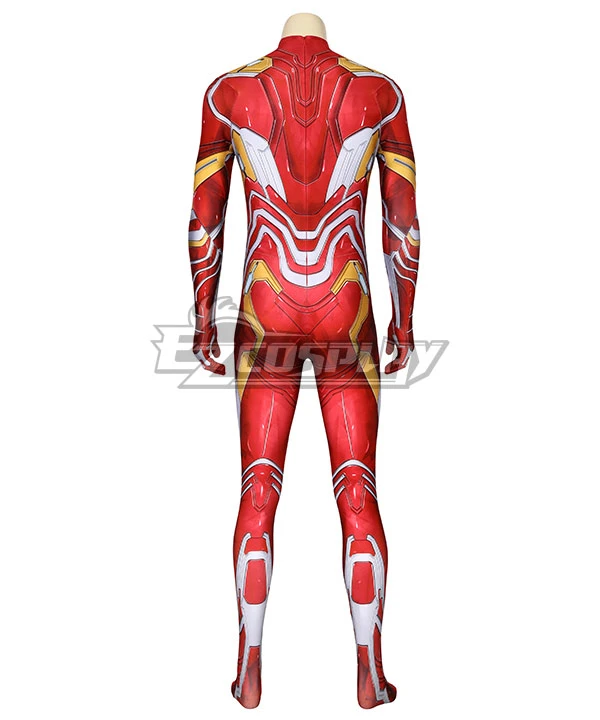 Marvel Avengers Iron Man Ironman Tony Stark Zentai Jumpsuit Cosplay Costume - Image 6