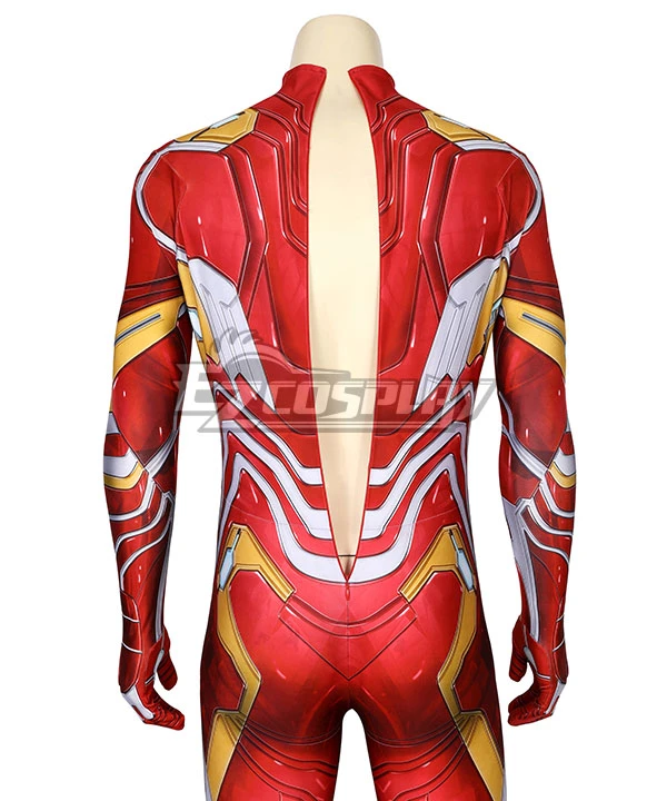 Marvel Avengers Iron Man Ironman Tony Stark Zentai Jumpsuit Cosplay Costume - Image 7