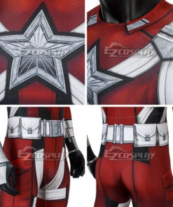 Marvel Black Widow 2021 Red Guardian Zentai Jumpsuit Cosplay Costume -EZCOSPLAY SHOP marvel black widow 2020 red guardian zentai jumpsuit cosplay costume 9