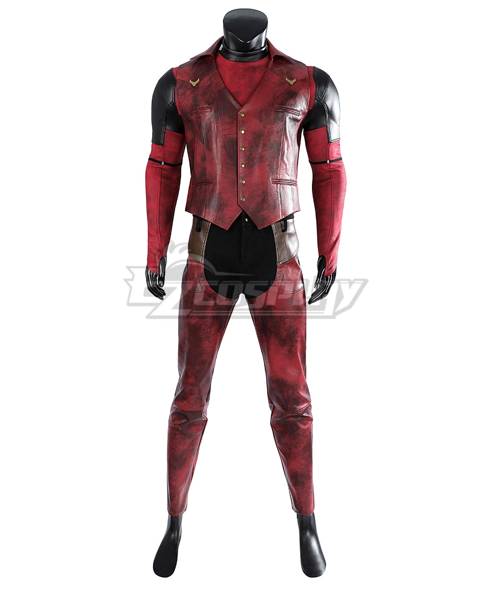Marvel Deadpool 3 Wolverine And Deadpool Cowboypool Cosplay Costume 6 Marvel Deadpool 3 Wolverine And Deadpool Cowboypool Cosplay Costume - Image 6