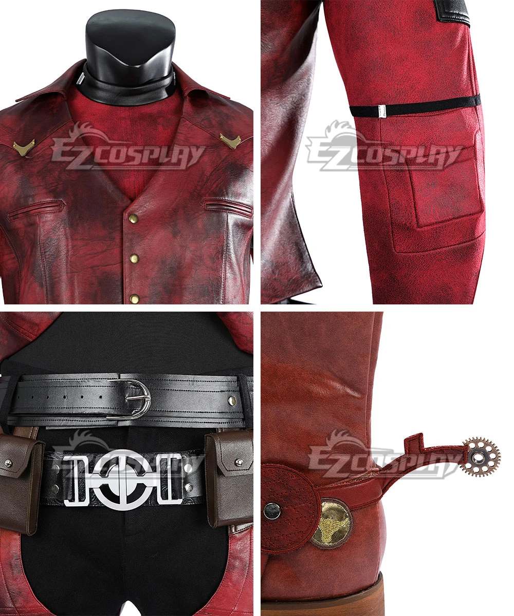 Marvel Deadpool 3 Wolverine And Deadpool Cowboypool Cosplay Costume 8 Marvel Deadpool 3 Wolverine And Deadpool Cowboypool Cosplay Costume - Image 8