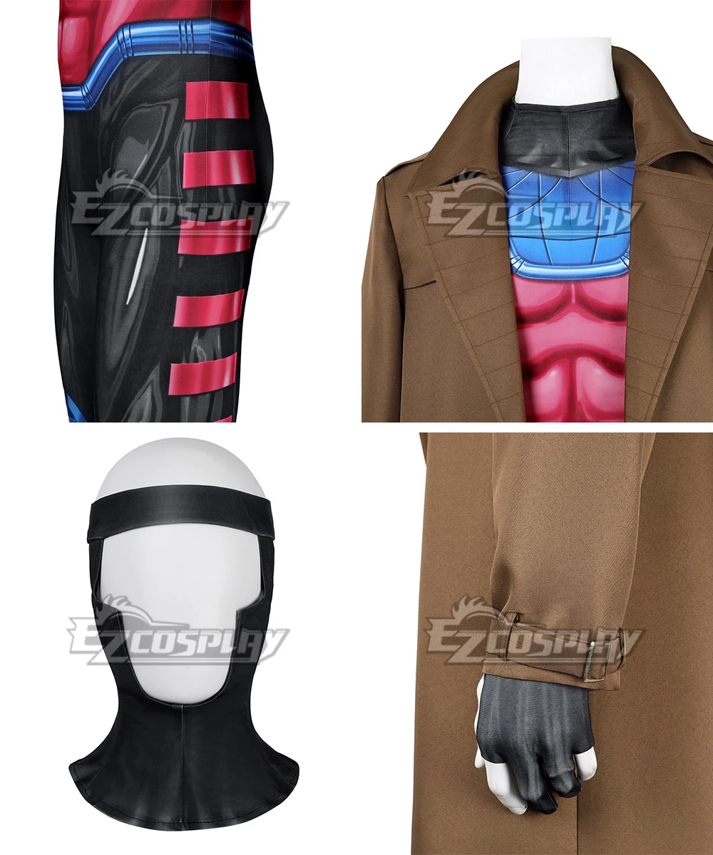Marvel Legends X-Men '97 Gambit Cosplay Costume 12 Marvel Legends X-Men '97 Gambit Cosplay Costume - Image 12