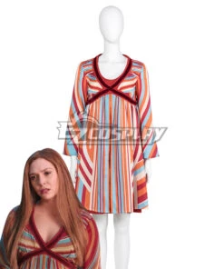 Marvel Wanda Vision Wanda Maximoff Red Cosplay Costume