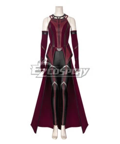 Marvel Wanda Vision Wanda Maximoff Witch Cosplay Costume -EZCOSPLAY SHOP marvel wanda vision wanda maximoff withch cosplay costume 4
