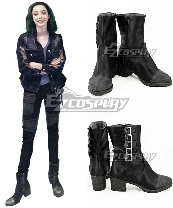 Marvel X-Men The Gifted Polaris Lorna Dane Black Shoes Cosplay Boots 1 Marvel X-Men The Gifted Polaris Lorna Dane Black Shoes Cosplay Boots