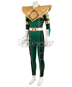 Mighty Morphin Power Rangers Green Ranger V2 Tommy Oliver Cosplay Costume -EZCOSPLAY SHOP mighty morphin power rangers green ranger v2 cosplay costume 3