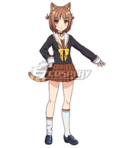 Nekopara Azuki Schools Uniforms Cosplay Costume