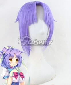 Nekopara Cinnamon Purple Cosplay Wig