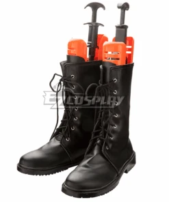 Neo: The World Ends With You Minamimoto Black Shoes Cosplay Boots -EZCOSPLAY SHOP neo the world ends with you minamimoto black shoes 3