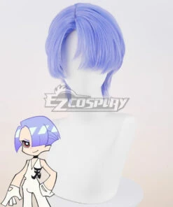 New Panty And Stocking With Garterbelt Polyester Blue Cosplay Wig