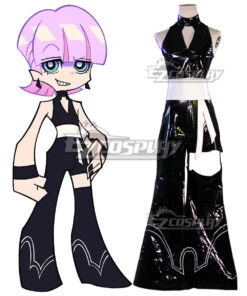 New Panty And Stocking With Garterbelt Polyurethane Leather Cosplay Costume