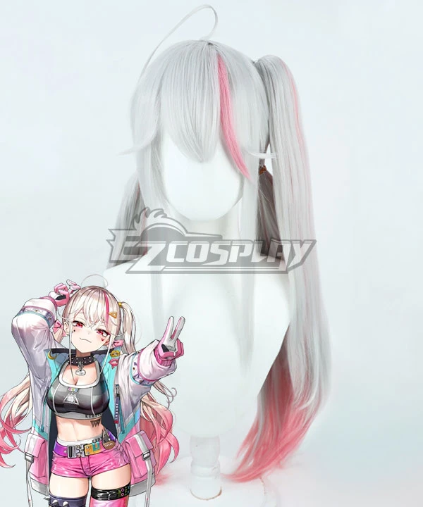 Nikke The Goddess Of Victory Jackal Yellow Pink Cosplay Wig