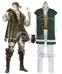 Octopath Traveler Alfyn Greengrass Cosplay Costume