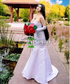 One Piece Boa Hancock Wedding Dress Cosplay Costume -EZCOSPLAY SHOP one piece boa hancock wedding dress cosplay costume 5