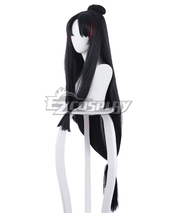 Onmyoji Enmusubi No Kami Black Cosplay Wig 4 Onmyoji Enmusubi No Kami Black Cosplay Wig - Image 4