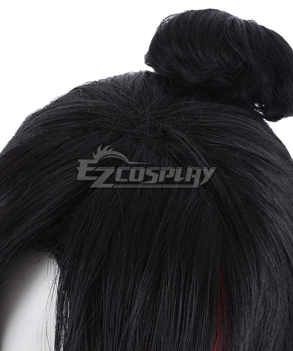 Onmyoji Enmusubi No Kami Black Cosplay Wig 7 Onmyoji Enmusubi No Kami Black Cosplay Wig - Image 7
