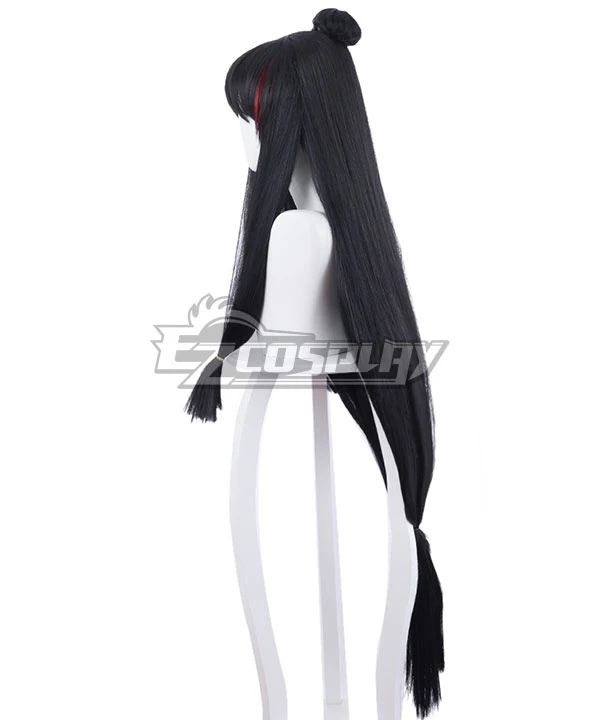 Onmyoji Enmusubi No Kami Black Cosplay Wig 5 Onmyoji Enmusubi No Kami Black Cosplay Wig - Image 5