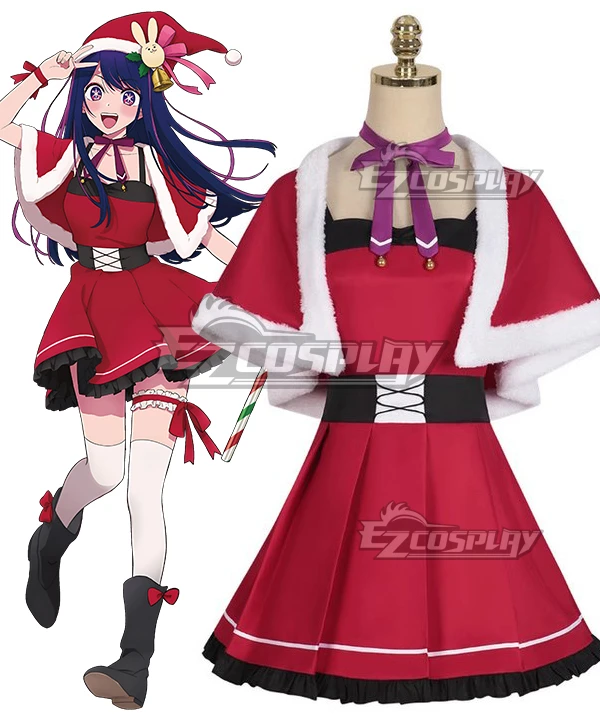 Oshi No Ko Ai Hoshino Christmas Cosplay Costume 1 Oshi No Ko Ai Hoshino Christmas Cosplay Costume