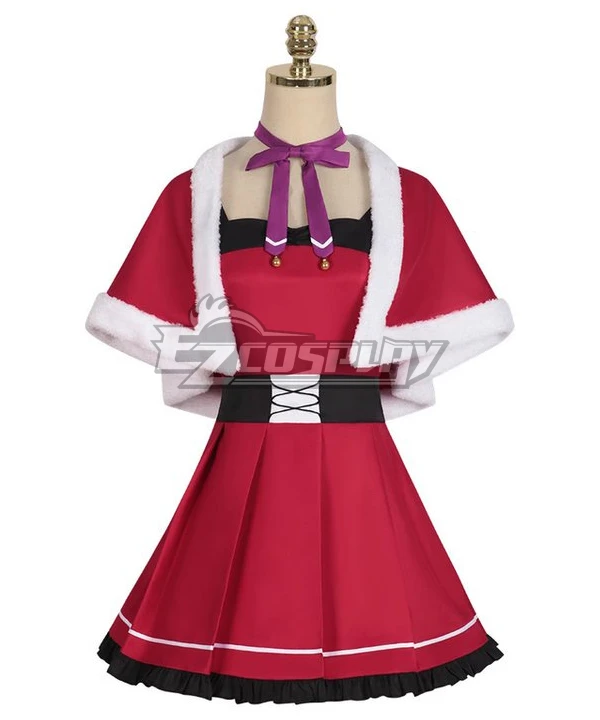 Oshi No Ko Ai Hoshino Christmas Cosplay Costume 2 Oshi No Ko Ai Hoshino Christmas Cosplay Costume - Image 2